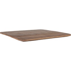 LABEL51 Eetkamertafel Tafelblad Sloppy Edge - Nature - Mangohout - 70 cm Sloppy