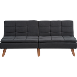 Beliani RONNE - Driezitsbank-Zwart-Polyester