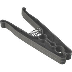 5five Wasknijpers - kunststof - 48x stuks - 8,5 cm - was ophangen - Knijpers