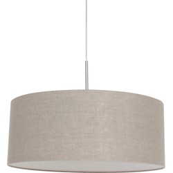 Strakke eenlichts hanglamp met kap Steinhauer Sparkled Light Brons