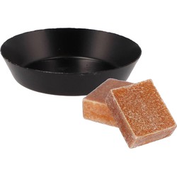 Amberblokjes/geurblokjes cadeauset - amber geur - inclusief schaaltje - Amberblokjes
