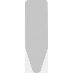 Strijkplankhoes B, 124x38 cm, 8 mm schuim - Metalized - Metallised