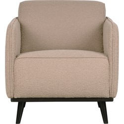 BePureHome Statement Fauteuil - Polyester - Beige - 77x72x93