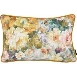 Velvet Leia Flor #1 | 30 x 50 cm | Kussenhoes | Polyester