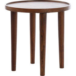 Light&living Bijzettafel Ø49x49 cm QIANO acacia hout bruin