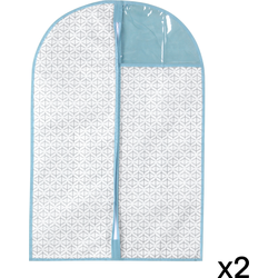 Set van 20 hoezen voor witte en blauwe kleding - H90 cm