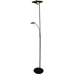 Steinhauer vloerlamp Zenith led - zwart - metaal - 28 cm - ingebouwde LED-module - 7860ZW