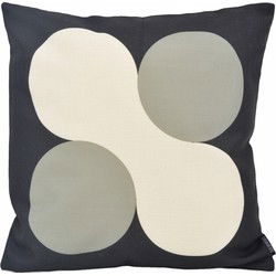 Sierkussen Fluid Black | 45 x 45 cm | Katoen/Linnen