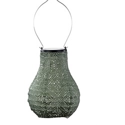 LUMIZ Solar Lampion Topaze Bulb - 16 cm - Sage Groen