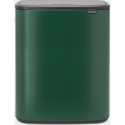 Bo Touch Bin, met 2 binnenemmers, 2 x 30 liter - Pine Green