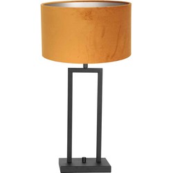Steinhauer tafellamp Stang - zwart - metaal - 30 cm - E27 fitting - 8214ZW
