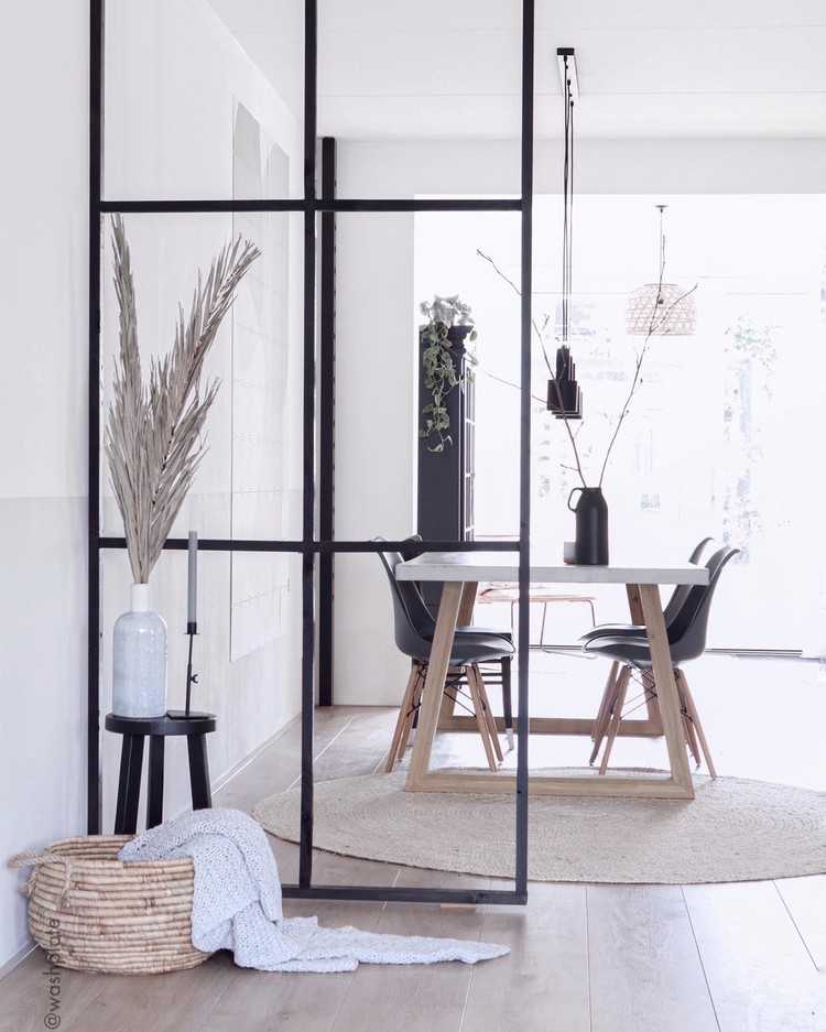 minimalistische eetkamer