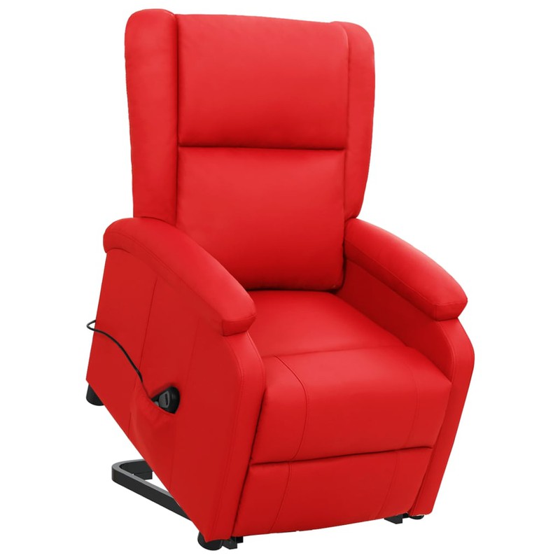 Prolenta Premium Sta-op-stoel kunstleer rood - 