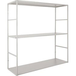 Wandrek Level - Metaal Mat Warm Grijs - 60x20x60cm