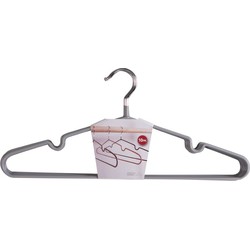 Massa Hangers - Metal hangers with grey coating S/10