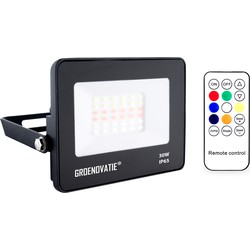 Groenovatie LED Breedstraler 30W Waterdicht IP65 RGB