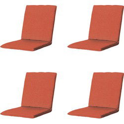 Madison -  Stapelstoelkussen Panama terra - Ca. 97x49 cm - Set van 4