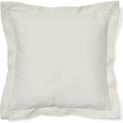 Kave Home - Witte kussenhoes Tenassa van 100% PET 45 x 45 cm