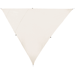 Beliani LUKKA - Schaduwdoek-Wit-Polyester