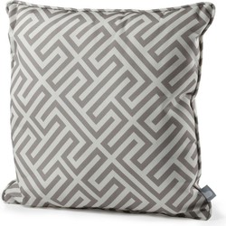Extreme Lounging b-cushion Pattern Maze Silver Grey