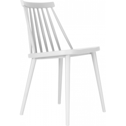 Jasmijn kunststof terrasstoel - Wit