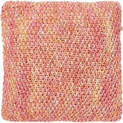 Dutch Decor DORRAN - Kussenhoes koraal 45x45 cm - roze - Dutch Decor