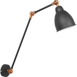 Beliani MISSISSIPPI - Muurlamp-Grijs-Metaal