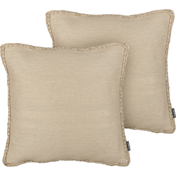 Beliani ELLIOTTIA - Sierkussen-Beige-Jute