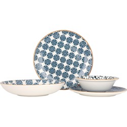 Bonna Serviesset - Calif - 24 delig - 6 Personen - Porselein