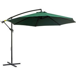 4goodz Zweefparasol Ø3 mtr met Draaimechanisme - Groen