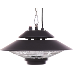 Beliani MERAPI - Terrasverwarmer-Zwart-Aluminium