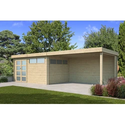 Woodlands blokhut modern met overkapping, 905 x 295 cm
