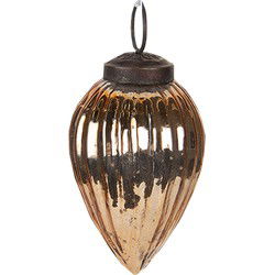 Clayre & Eef Kerstbal Goudkleurig Glas
