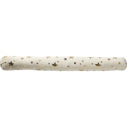 Textino STARS - Tochtstopper 90x10 cm - Tochtrol met sterren - Kerst - Whisper White - wit - Textino