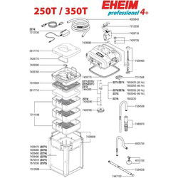 Eheim thermofilter professional 4 250 inclusief filtermassa