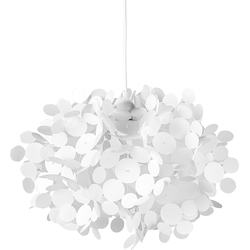 Beliani LAMONE - Hanglamp-Wit-Synthetisch materiaal