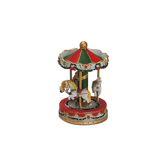 Kerstdorp carousel 10 cm - Kerstdorpen - 