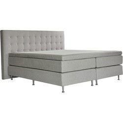 Larson - Boxspring Oslo - Lichtgrijs - 90x200