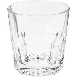 Waterglazen - 4x - glas - transparant - 250 ml - vaatwasserbestendig - Drinkglazen