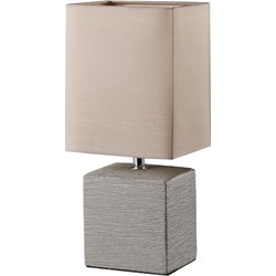 Moderne Tafellamp  Ping - Kunststof - Bruin