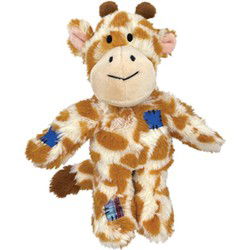 KONG WILD KNOTS GIRAFFE GEEL 24X20,5X9 CM