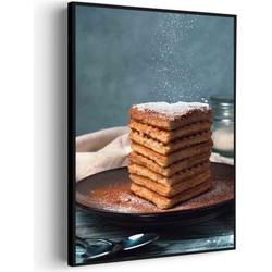 Muurwerken Akoestisch Schilderij - Wafels - Geluidsdempend Wandpaneel - Wanddecoratie - Geluidsisolatie - BASIC (AW 0.65) XXL (107X150)