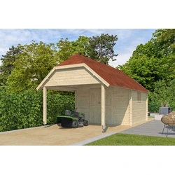 Woodlands blokhut Oxford XL, 355 x 650 cm