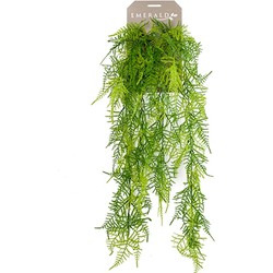 Emerald Asparagus plumosus hanging bush x6 80 cm kunstplant - Buitengewoon de Boet