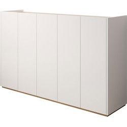 Meubella - Schoenenkast Encore - Wit - 156 cm