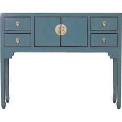 Fine Asianliving Chinese Sidetable Arctic Blauw Grijs - Orientique