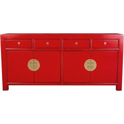 Fine Asianliving Chinese Dressoir Lucky Rood - Orientique Collection