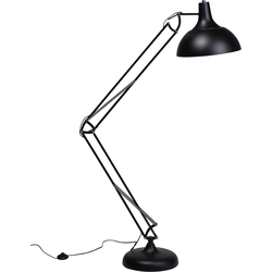 Beliani PARANA - Staande lamp-Zwart-Metaal