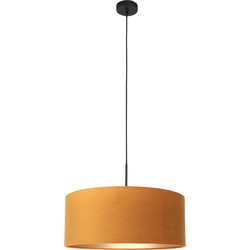 Steinhauer hanglamp Sparkled light - zwart - metaal - 50 cm - E27 fitting - 8158ZW