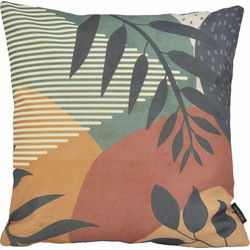 Sierkussen Yara Leaves #1 | 45 x 45 cm | Katoen/Linnen